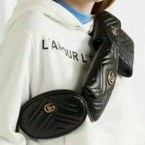 **SOLD**NIB Gucci GG Marmont 2.0 Triple Pouch Leather Belt
